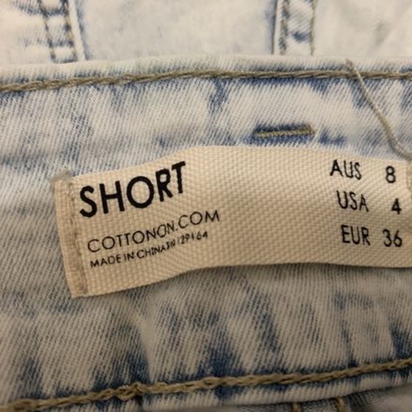 High Waisted Jean Shorts - Picture 3 of 3